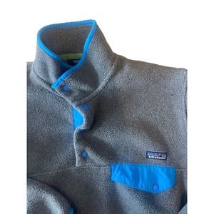 Patagonia Synchilla Grey Blue Fleece Men’s S